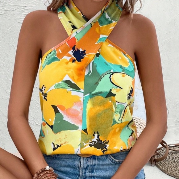 Chic Nation Tops - COMING SOON Floral tank top